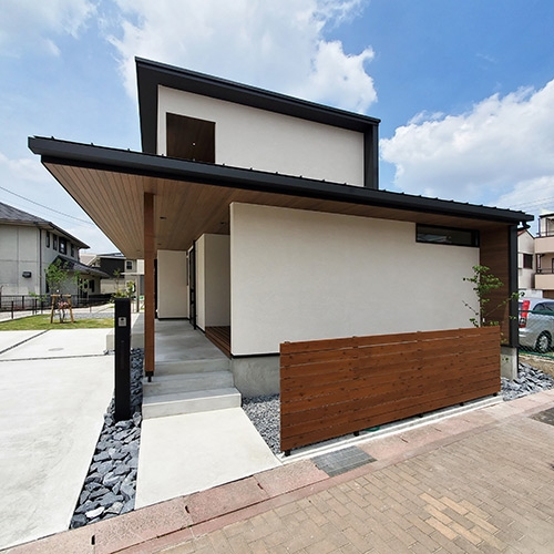 建替え 注文住宅 二世帯 縁側でつながる家