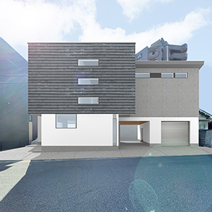 省エネ住宅 二階リビング ガレージハウス